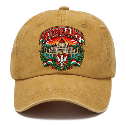 Hungary Retro Badge Country Logos Classic Cap – Golden Harvest