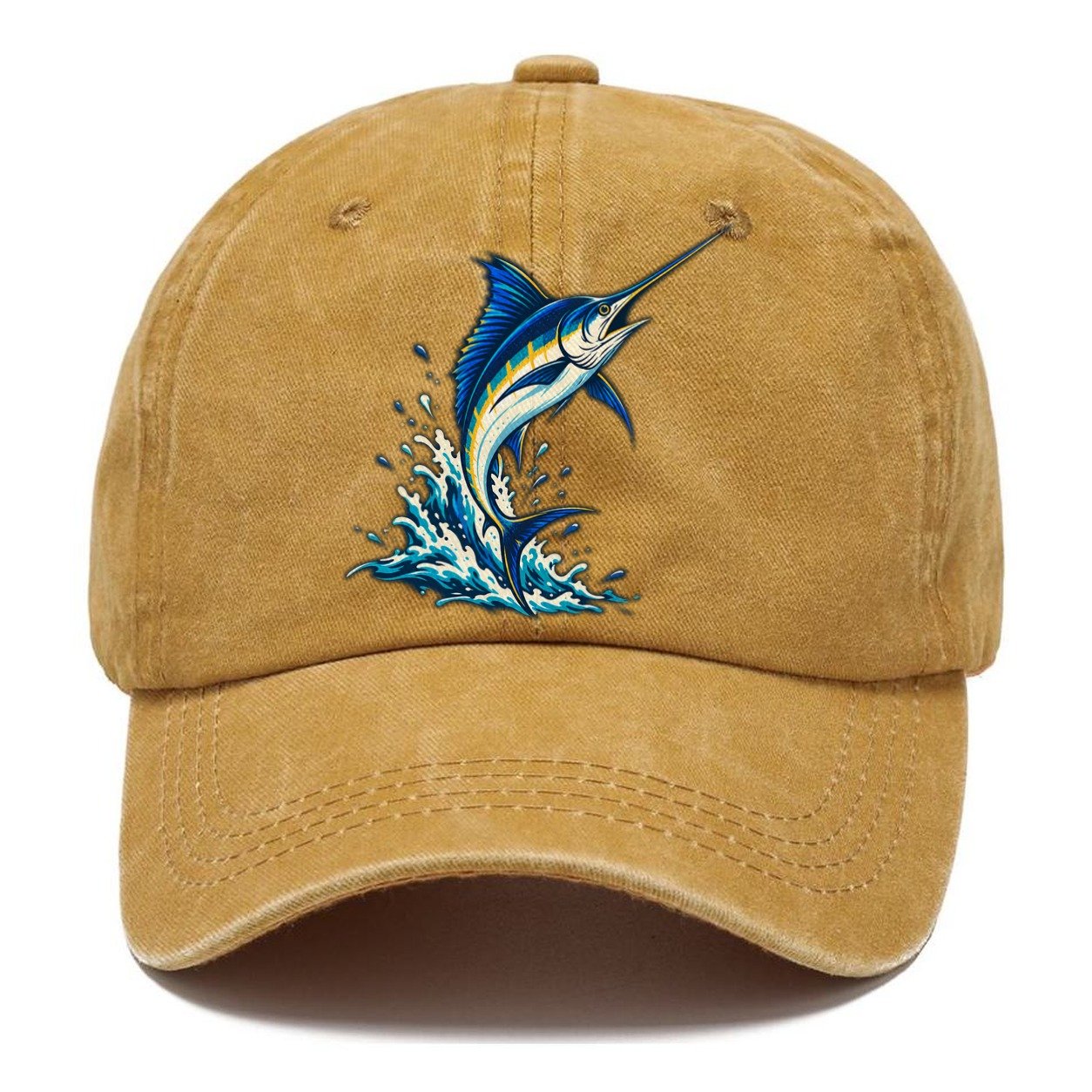 Marlin Leap Fishing Elegant Classic Cap – Golden Harvest