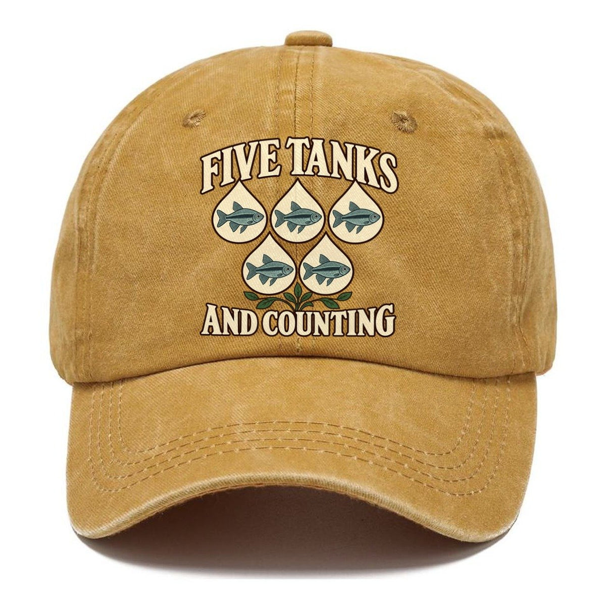 Five Tanks And Counting Aquarium Keeping Classic Cap – Golden Harvest