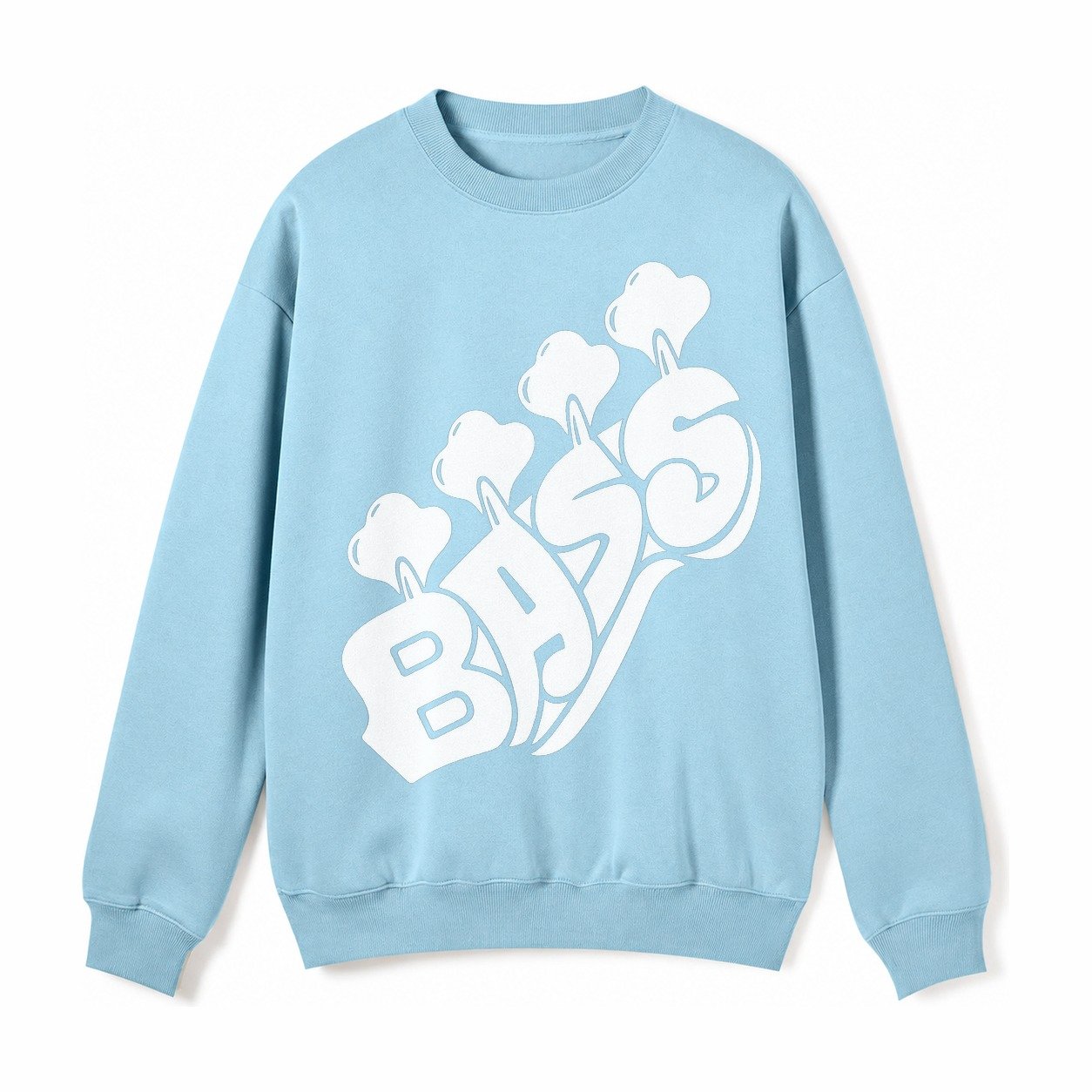 Bass Fleece Sweatshirt – Light Blue