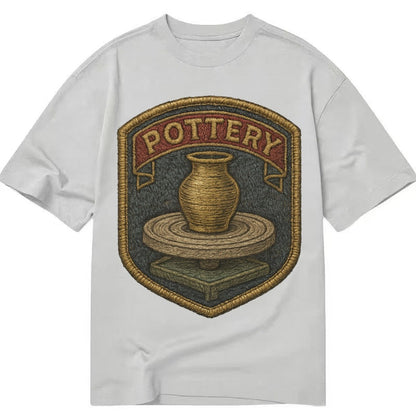 Pottery Wheel Classic T-shirt – Grey