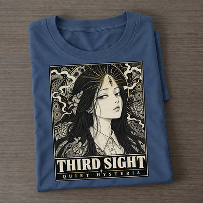 Third Sight Quiet Hysteria Classic T-shirt – Twilight Navy