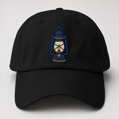 Camp Lantern Tiny Solo Marks Baseball Cap – Black