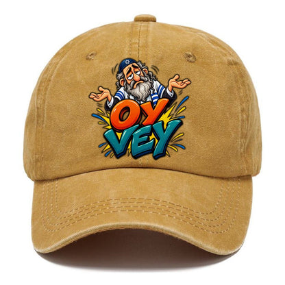 Oy Vey Drama Judaism Heritage Classic Cap – Golden Harvest