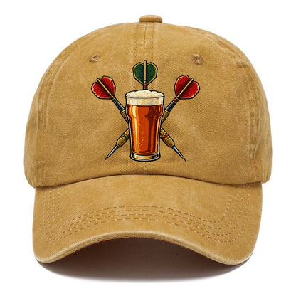 Pub Darts And Unbranded Pint Uk Culture Heritage Classic Cap – Golden Harvest