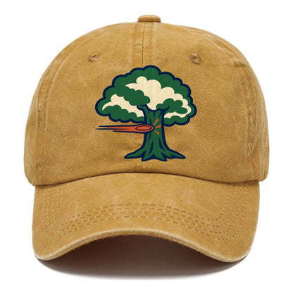 Tree Impact Diagram Disc Golf Classic Cap – Golden Harvest