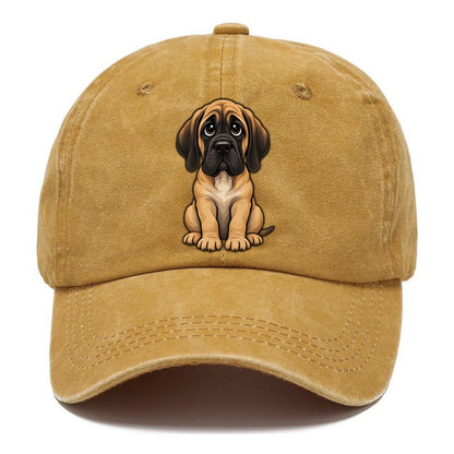 English Mastiff Sitting Sweetheart Classic Cap – Golden Harvest