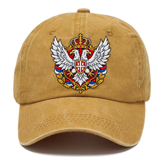 Serbia Heraldic Crest Country Logos Classic Cap – Golden Harvest