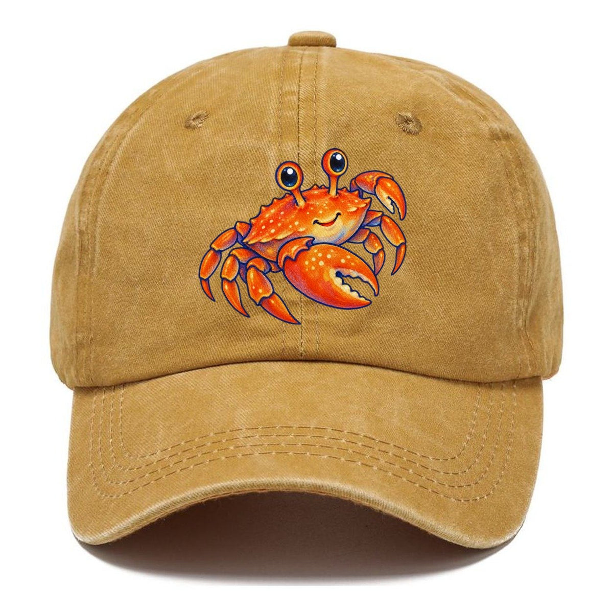 Crab Side Scuttle Sea Sprite Classic Cap – Golden Harvest