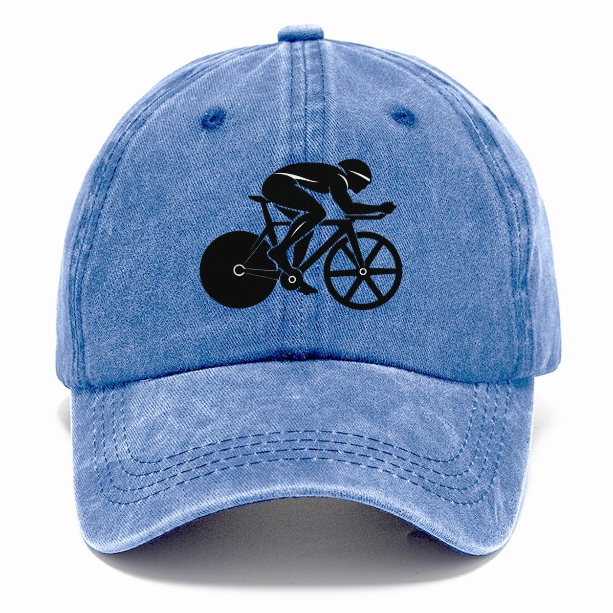 Velodrome Pursuit Racer Cycling Life Classic Cap – Summer Sky