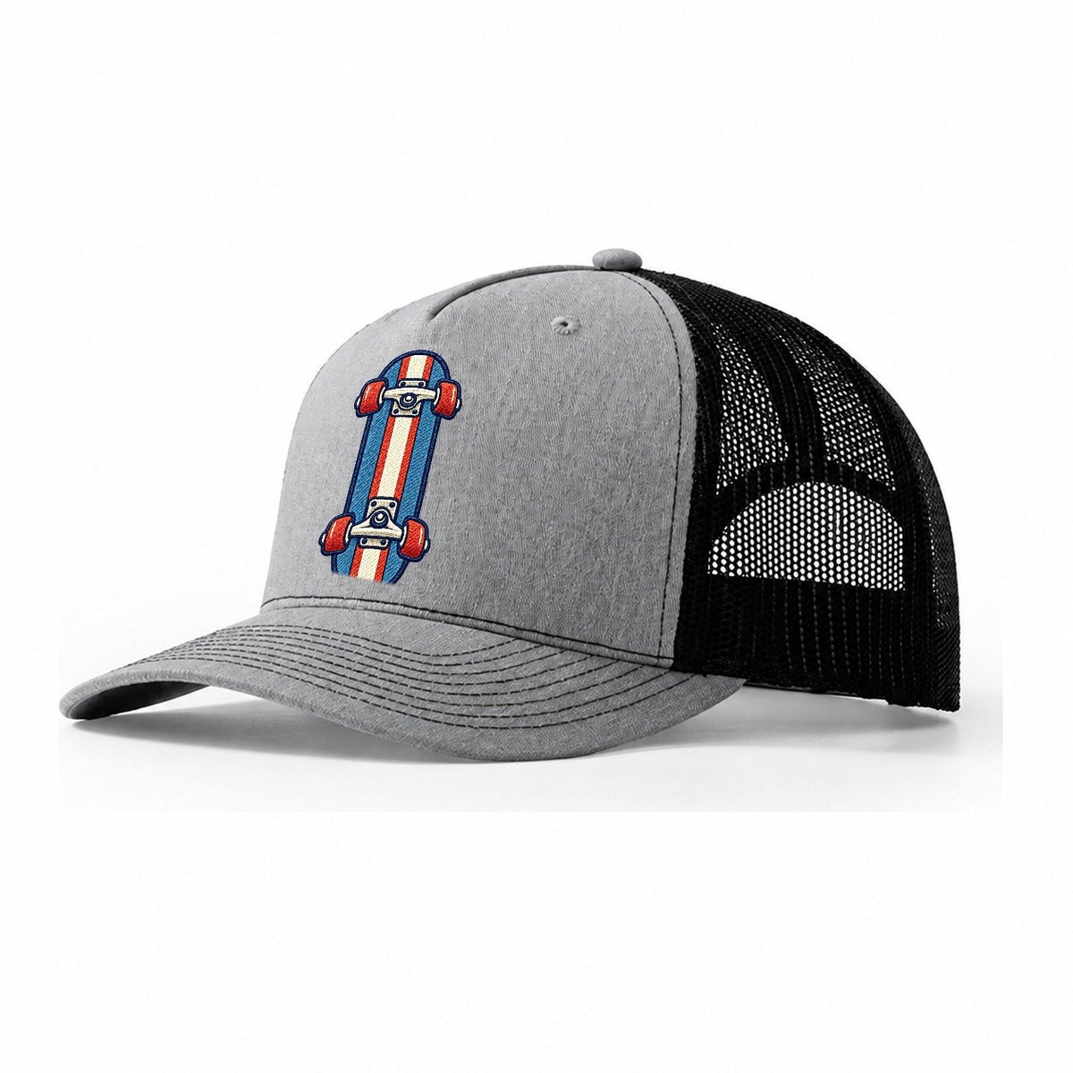 Skateboard Tiny Solo Marks Trucker Hat – Sport Grey Black