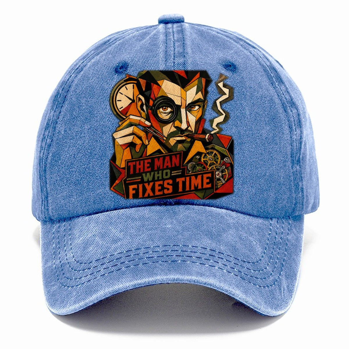 Watchmaker Loupe Portrait Classic Cap – Summer Sky