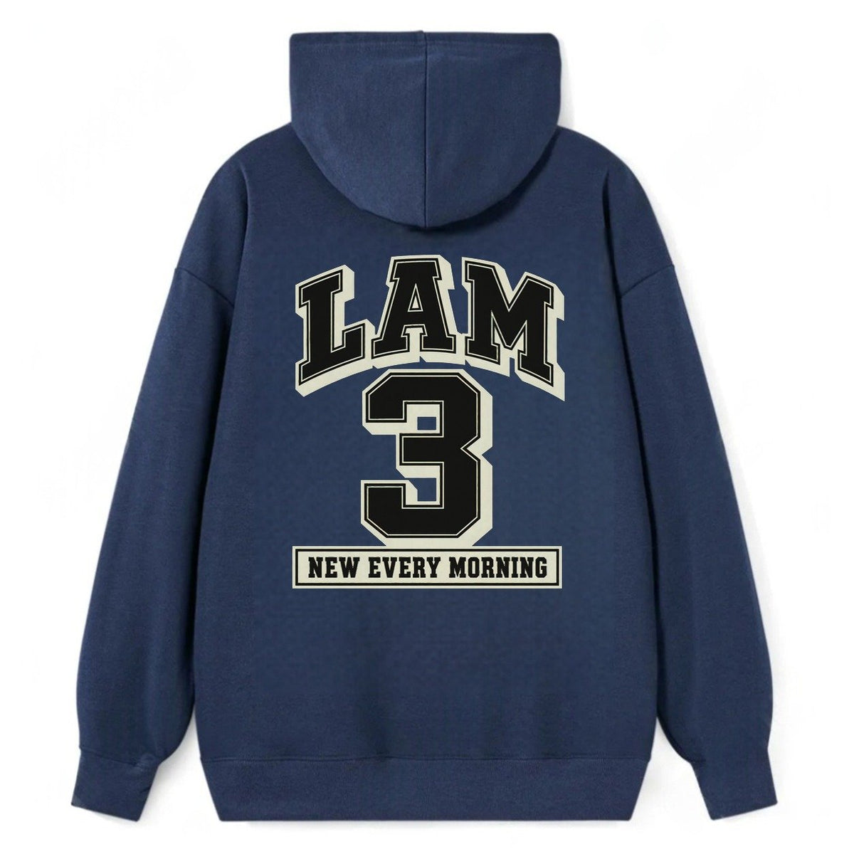 Lamentations 3 Varsity Chapel Varsity Classic Pullover Hoodie – Navy