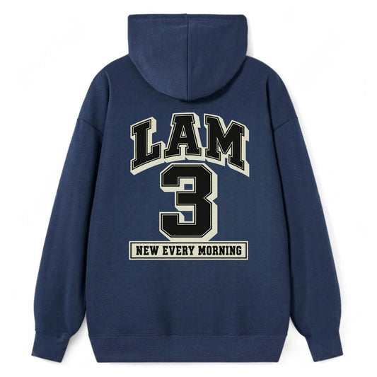 Lamentations 3 Varsity Chapel Varsity Classic Pullover Hoodie – Navy