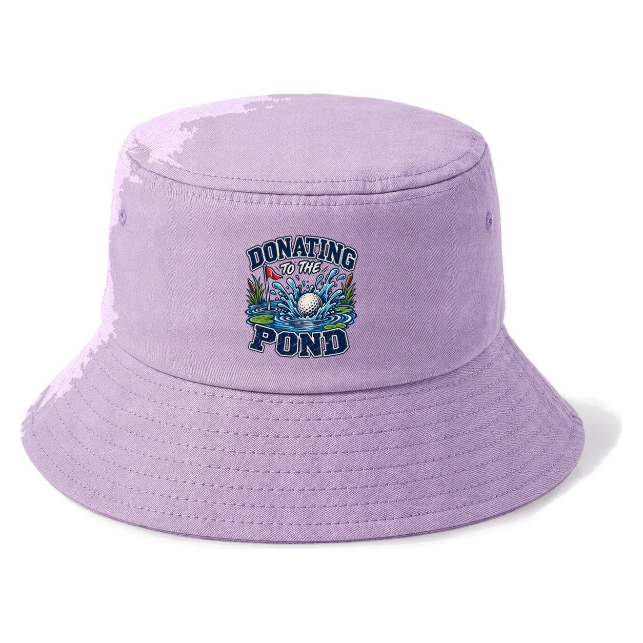 Donating To The Pond Golf Life Bucket Hat – Purple