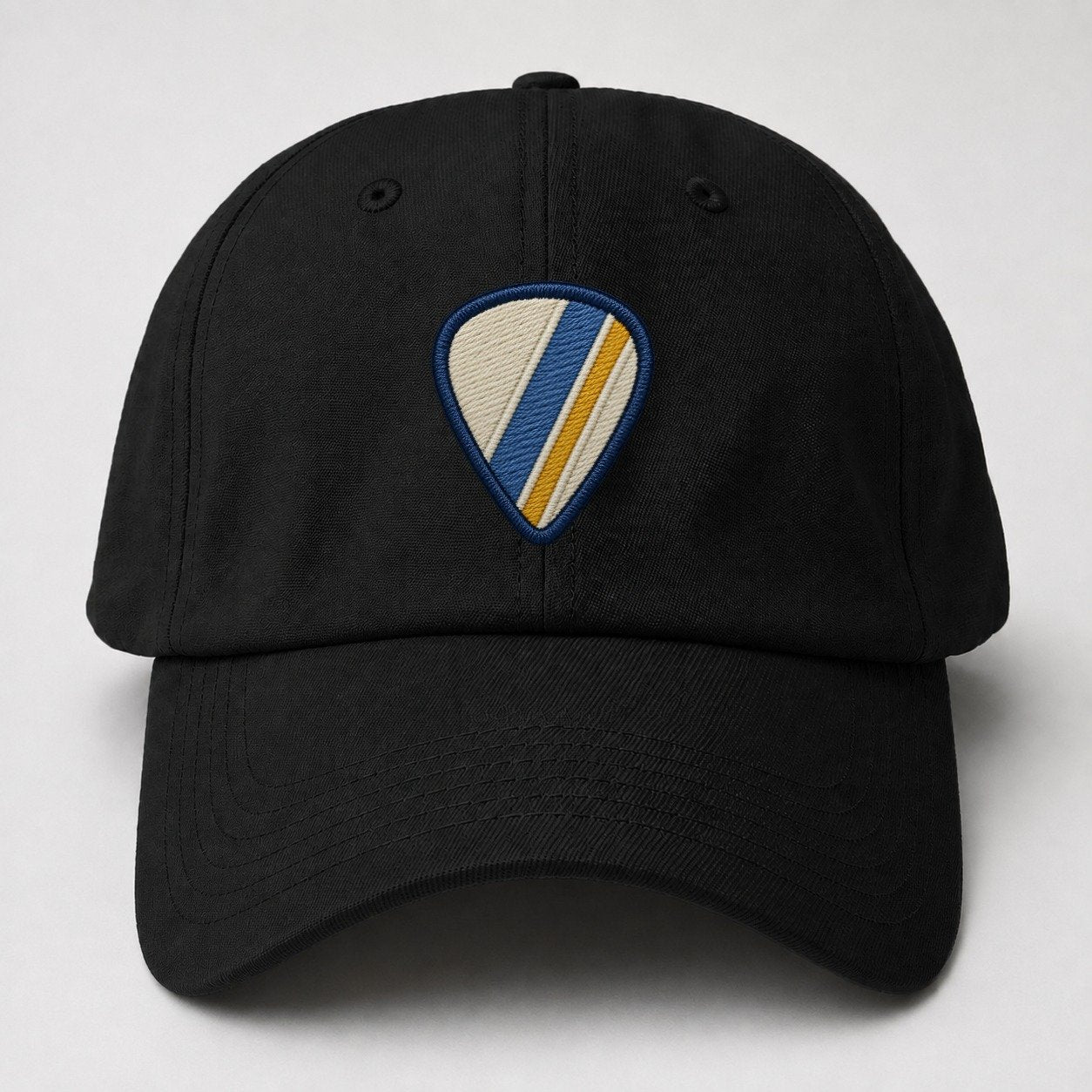 Guitar Pick Tiny Solo Marks Baseball Cap – Black