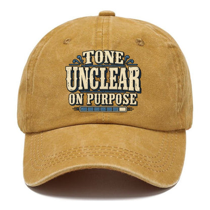 Tone Unclear On Purpose American Wit Classic Cap – Golden Harvest