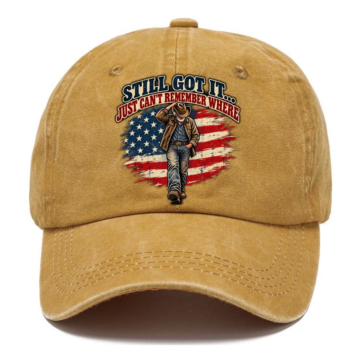 Still Got It Just Can T Remember Where Old Man Strong Classic Cap – Golden Harvest