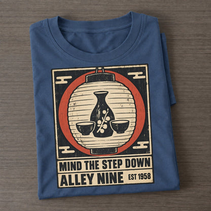 Alley Nine Izakaya Rules Classic T-shirt – Twilight Navy