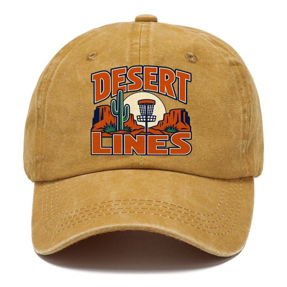 Desert Lines Disc Golf Classic Cap – Golden Harvest