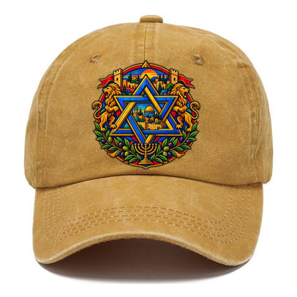 Interwoven Star Of David Jerusalem Classic Cap – Golden Harvest