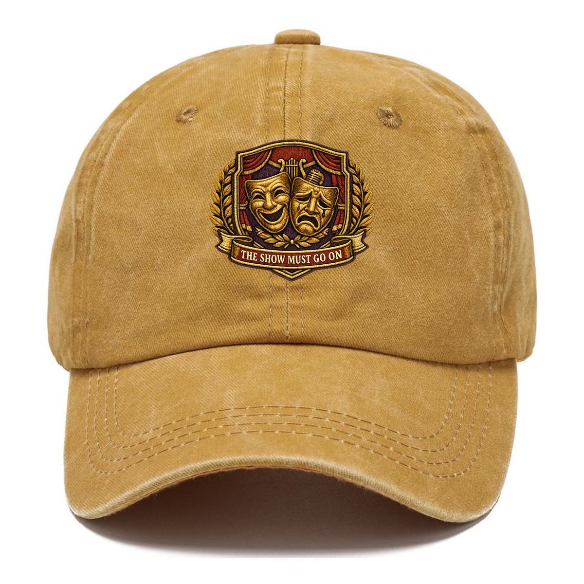 Comedy And Tragedy Masks Classic Cap – Golden Harvest