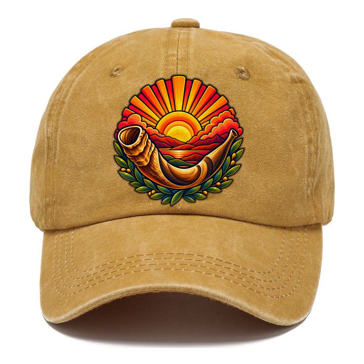 Shofar Sunrise Judaism Heritage Classic Cap – Golden Harvest