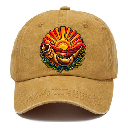 Shofar Sunrise Judaism Heritage Classic Cap – Golden Harvest