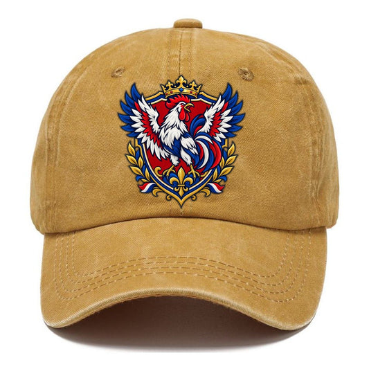 France Heraldic Crest Country Logos Classic Cap – Golden Harvest
