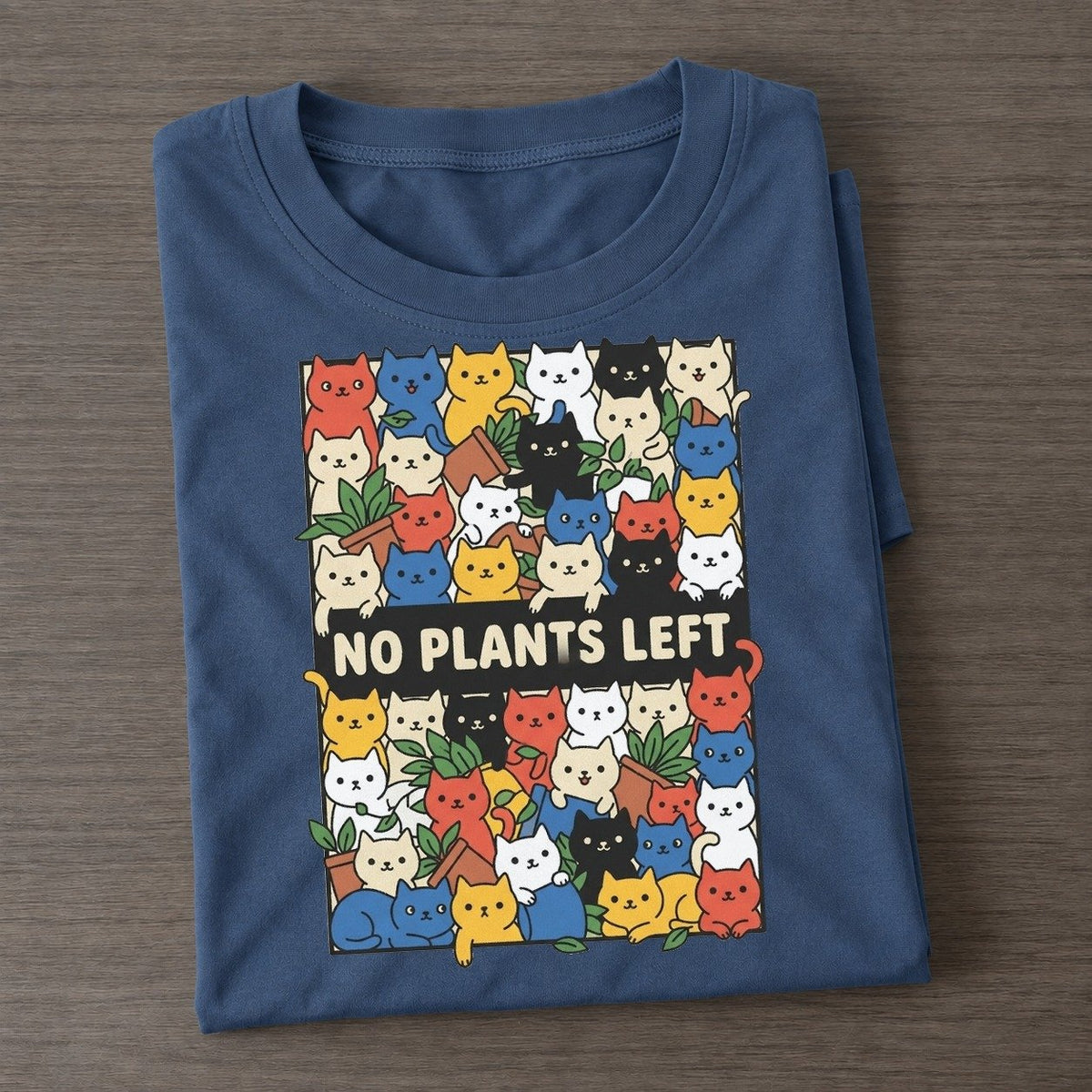Plant Killer Overcatted Classic T-shirt – Twilight Navy