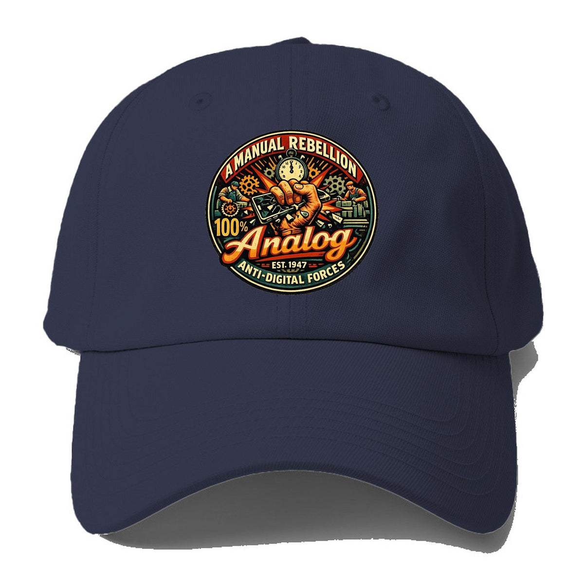 Analog Rebellion Baseball Cap – Twilight Navy