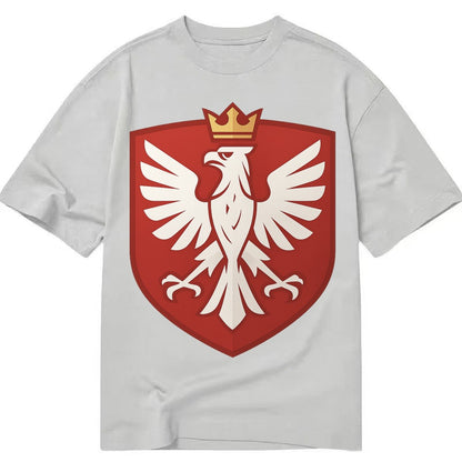 Poland White Eagle Classic T-shirt – Grey