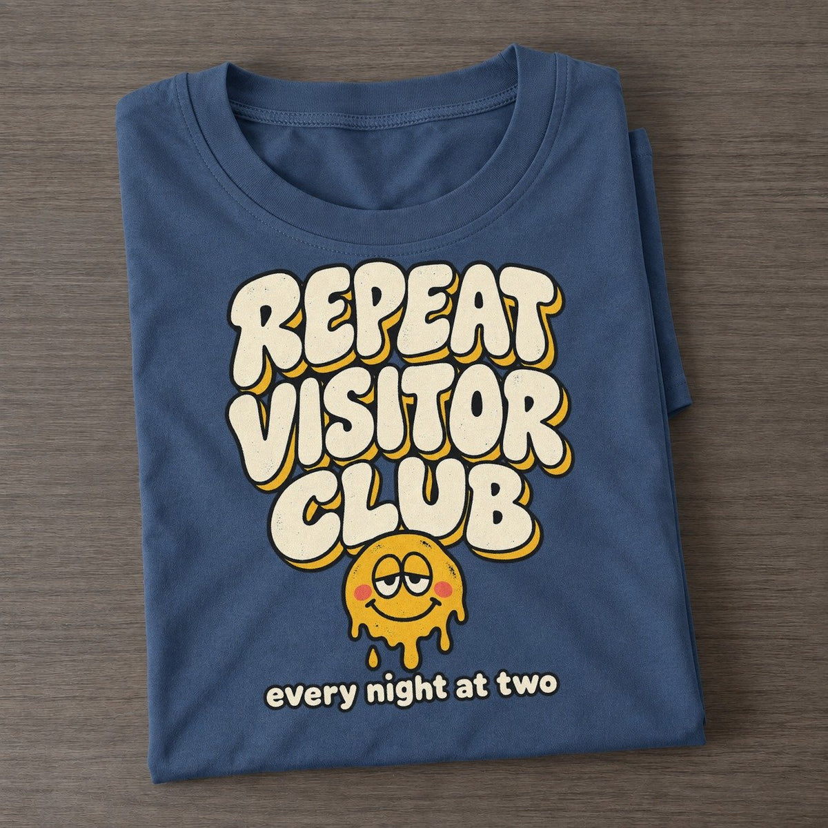 Early Risers Running On Fumes Club Classic T-shirt – Twilight Navy