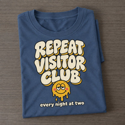 Early Risers Running On Fumes Club Classic T-shirt – Twilight Navy