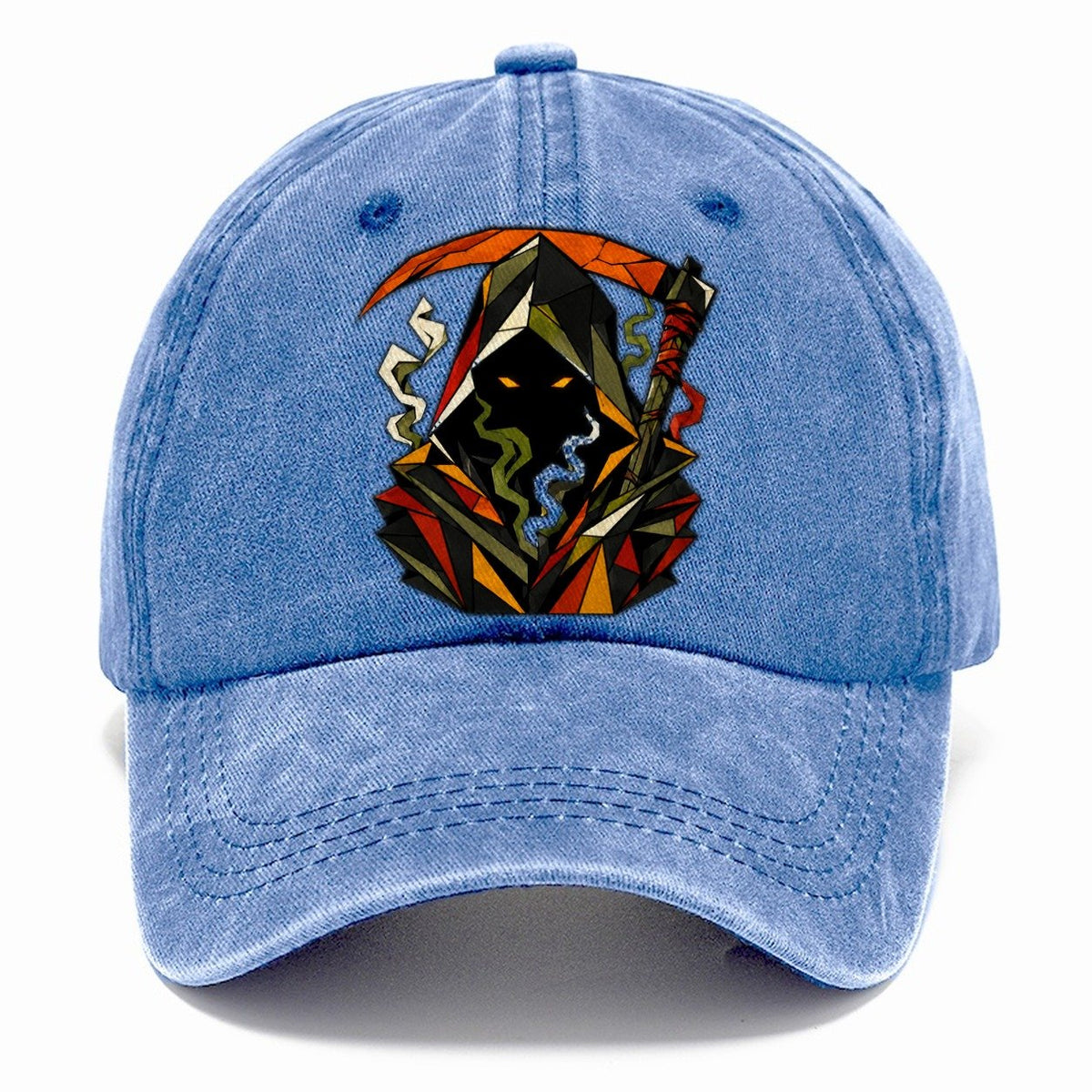 Grim Reaper Portrait Classic Cap – Summer Sky