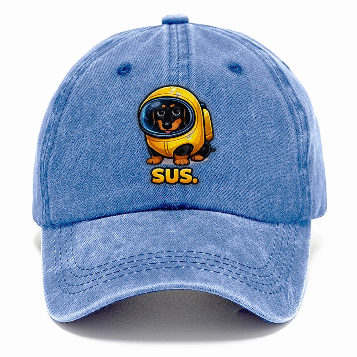 Dachshund Suspect Costume Classic Cap – Summer Sky
