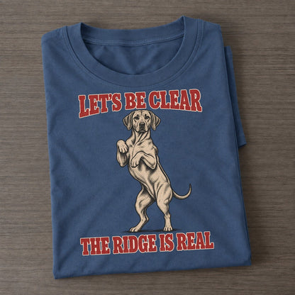 Rhodesian Ridgeback Dog Declarations Classic T-shirt – Twilight Navy