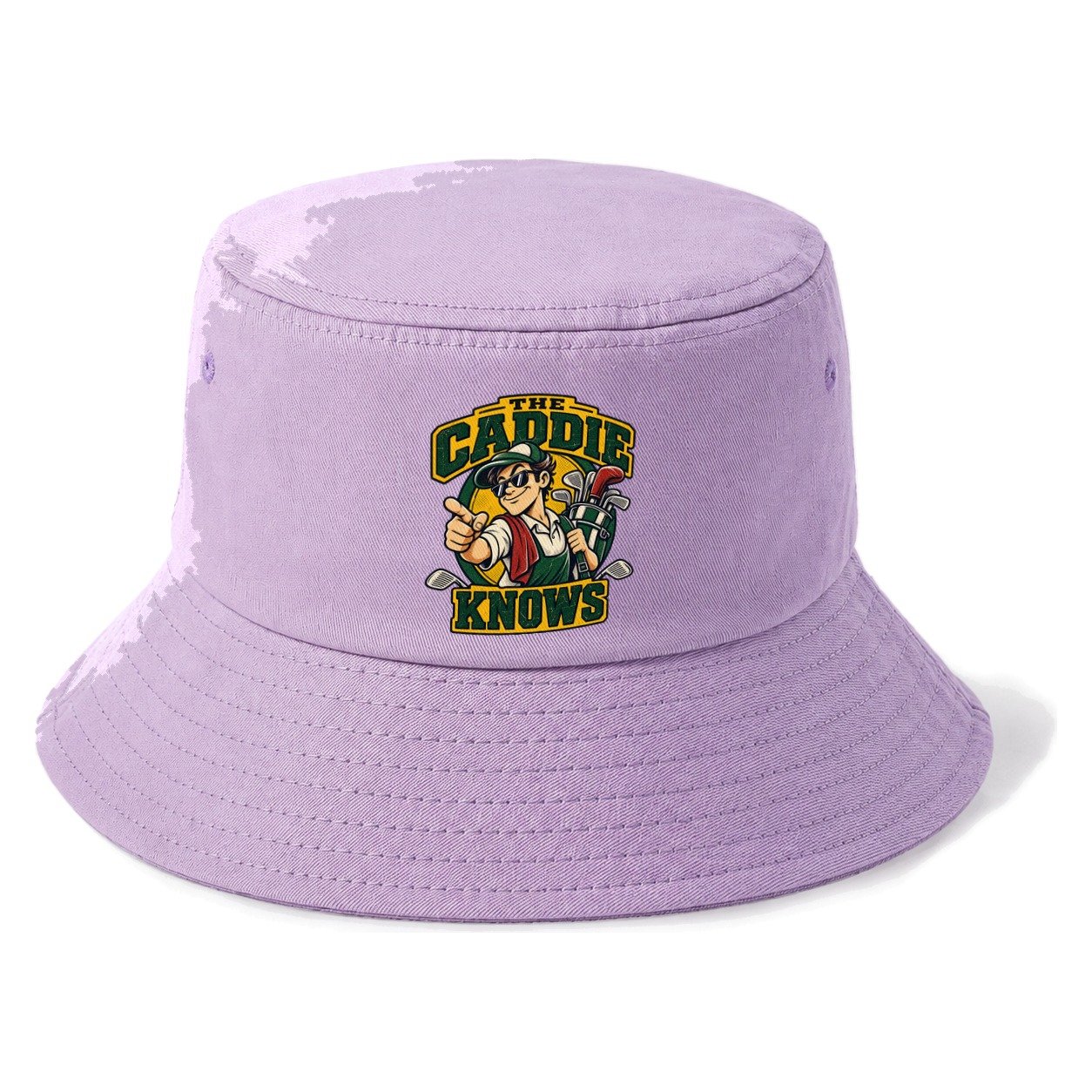 The Caddie Knows Golf Life Bucket Hat – Purple