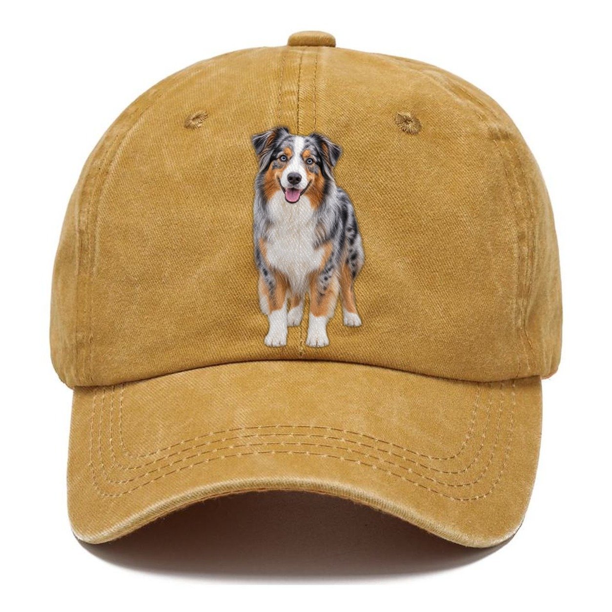 Australian Shepherd Standing Top Breeds Classic Cap – Golden Harvest