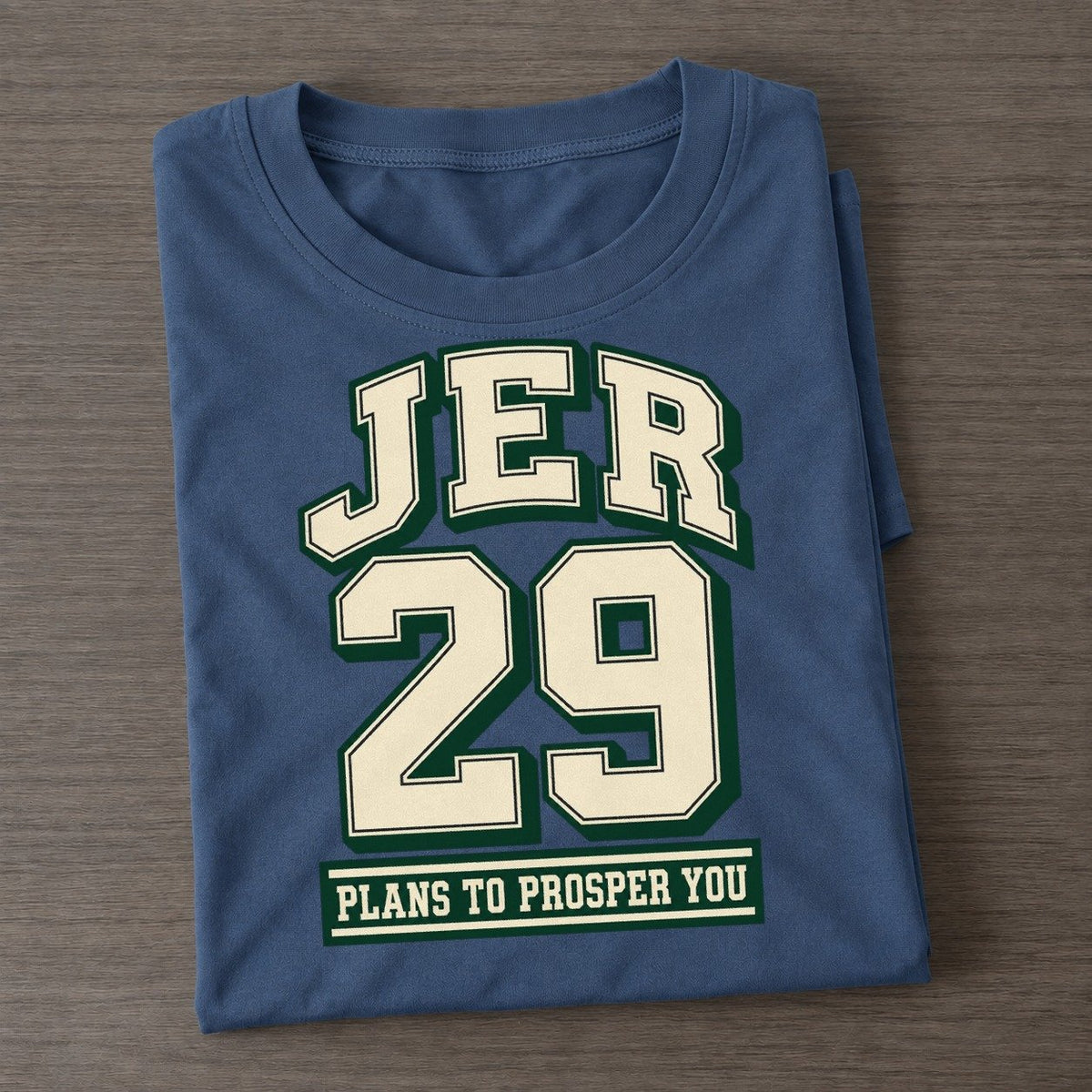 Jeremiah 29 Varsity Chapel Varsity Classic T-shirt – Twilight Navy