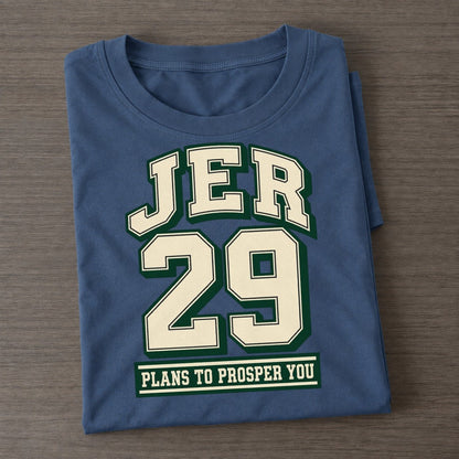 Jeremiah 29 Varsity Chapel Varsity Classic T-shirt – Twilight Navy