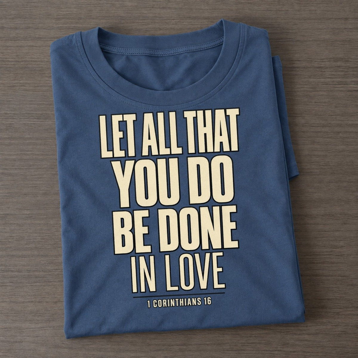 Let All That You Plain Gospel Classic T-shirt – Twilight Navy