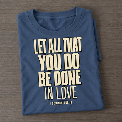 Let All That You Plain Gospel Classic T-shirt – Twilight Navy