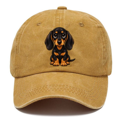 Dachshund Sitting Sweetheart Classic Cap – Golden Harvest