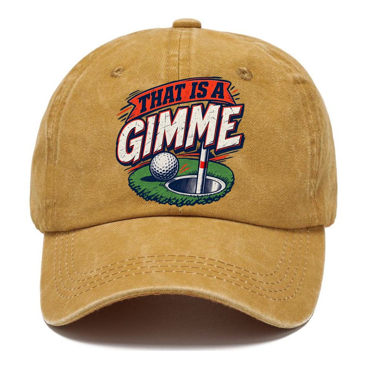 Thats A Gimme Golf Life Classic Cap – Golden Harvest