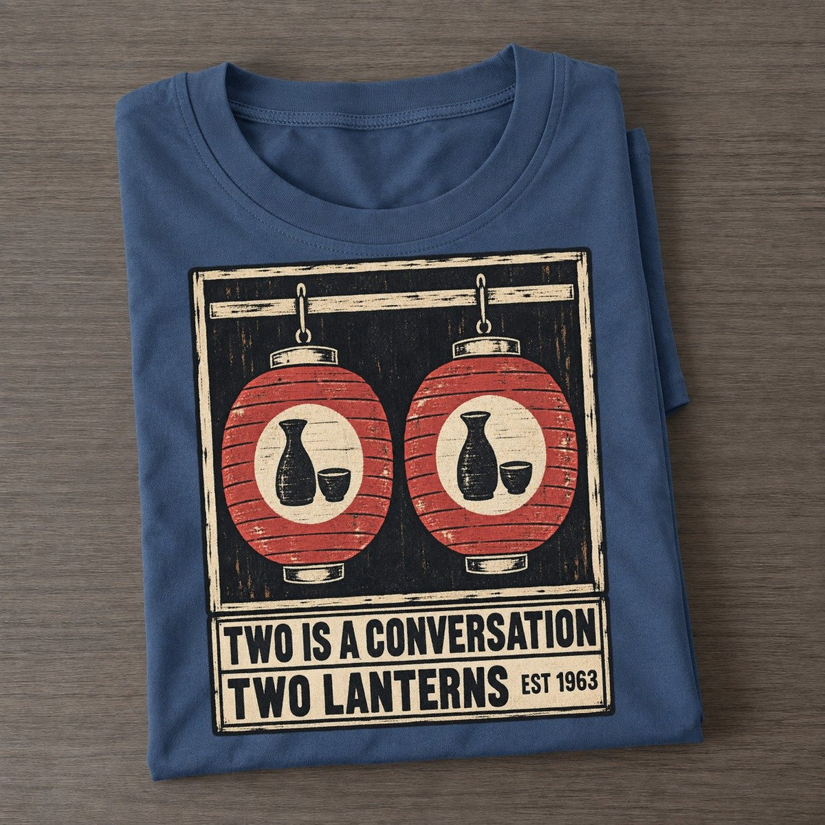 Two Lanterns Izakaya Rules Classic T-shirt – Twilight Navy