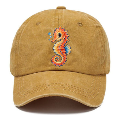 Seahorse Tail Spiral Sea Sprite Classic Cap – Golden Harvest