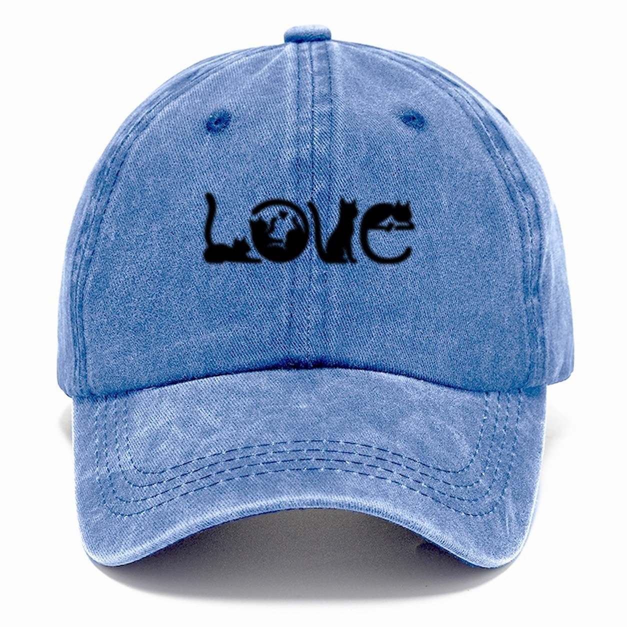 Black Cat Love Classic Cap – Summer Sky