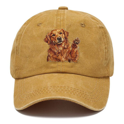Golden Retriever Embroidered Classic Cap – Golden Harvest