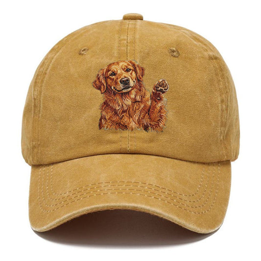 Golden Retriever Embroidered Classic Cap – Golden Harvest